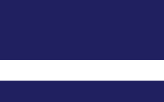 A white horizontal band over a dark blue framebuffer, rendered by the Lux GPU driver